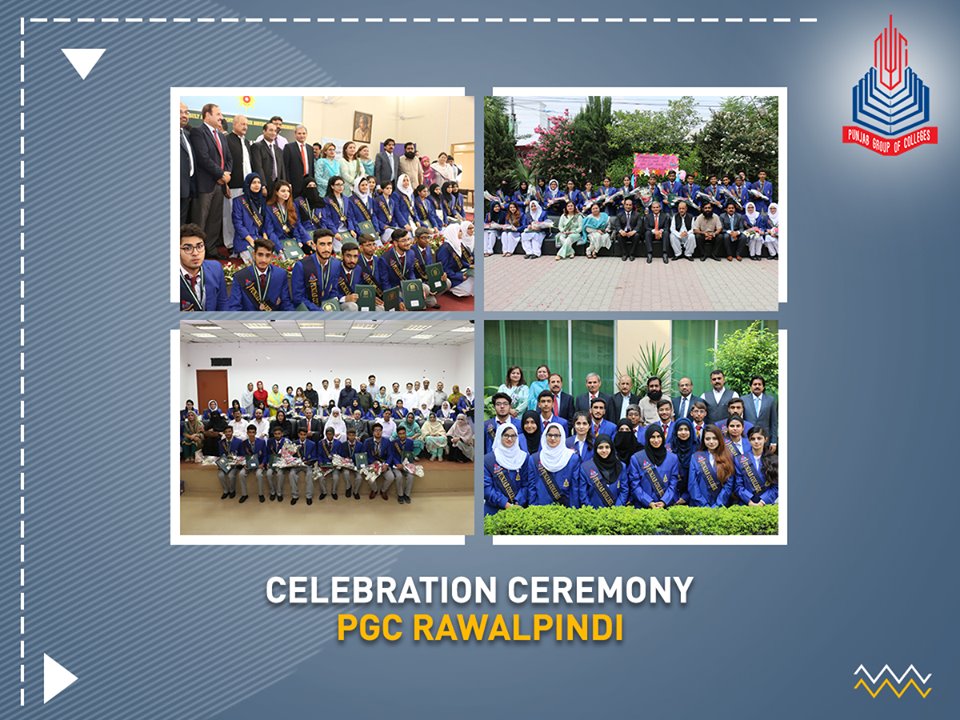 PGC Rawalpindi celebrating the success of high achievers